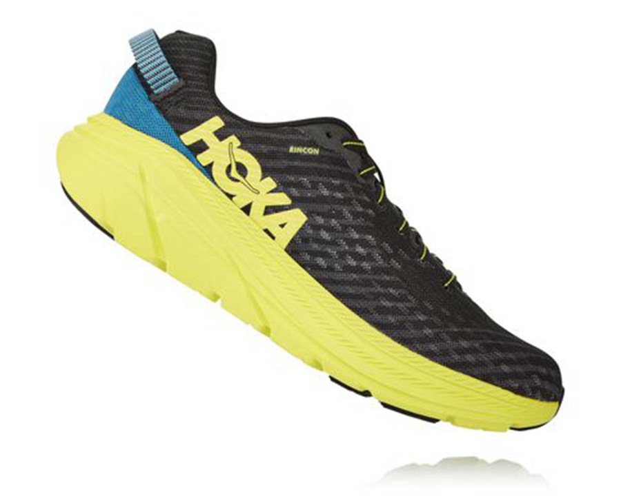 Hoka One One Tenisky Panske Čierne/Zelene - Rincon - 53091-BCRU